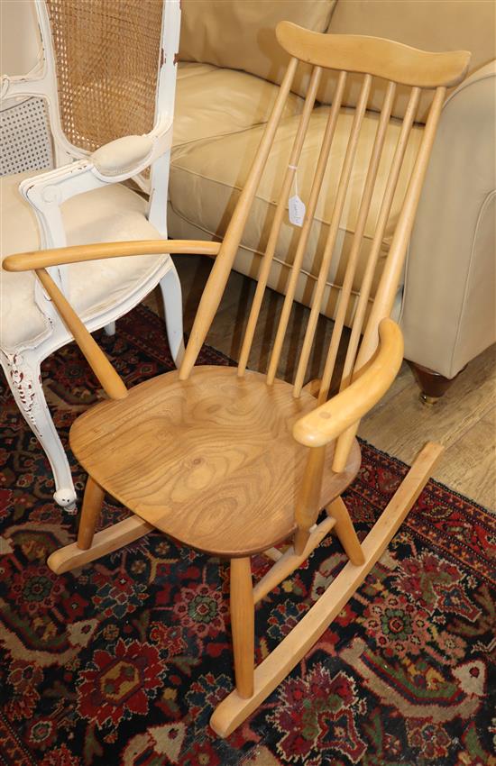 An Ercol rocking chair